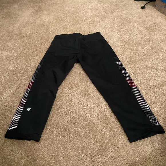 Black leggings with chevron on side - Picture 2 of 3